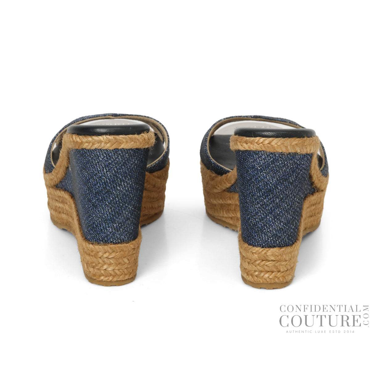 Almer Blue Wedge Sandals EU 35 | UK 2 | US 5