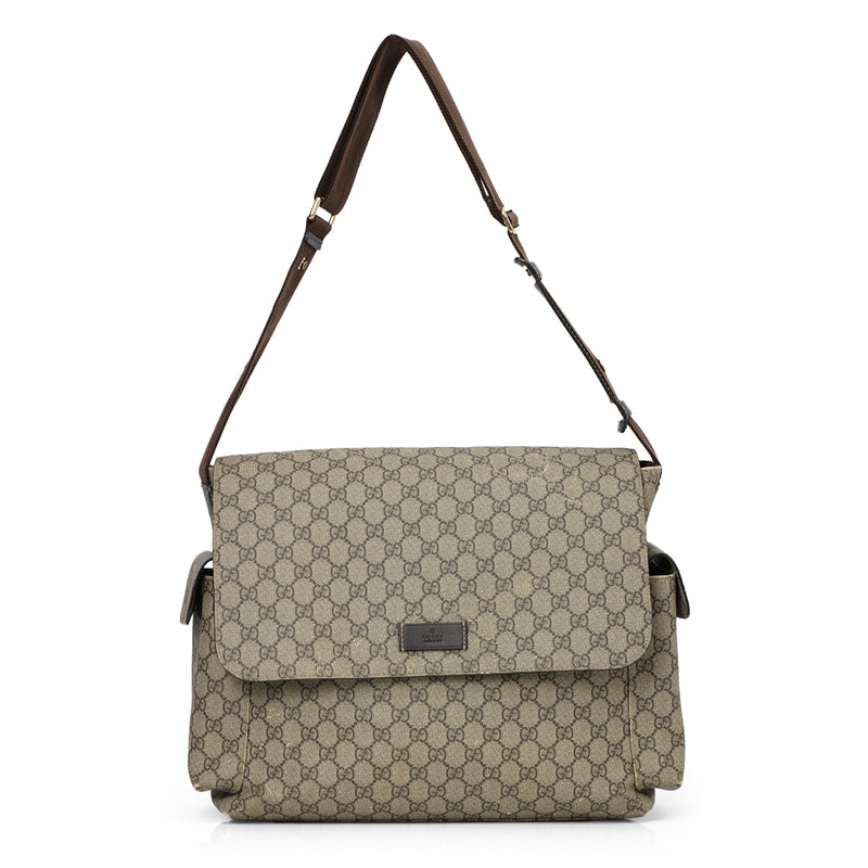 Gucci ophidia printed coated canvas diaper bag price