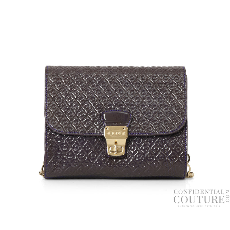 Tods Patent Purple Leather Crossbody