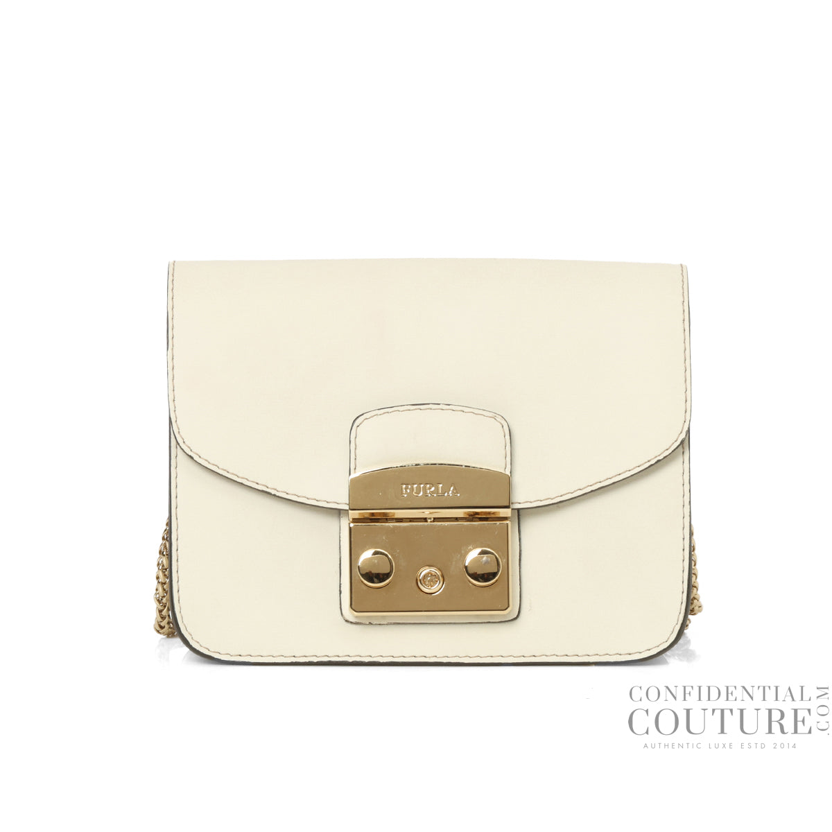 Metropolis Mini White Crossbody bag
