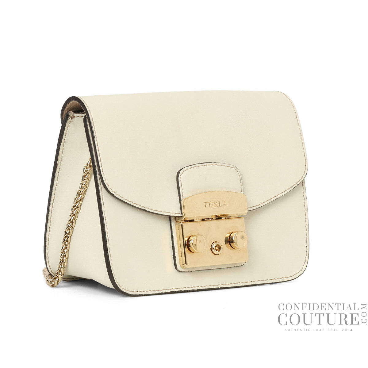 Metropolis Mini White Crossbody bag