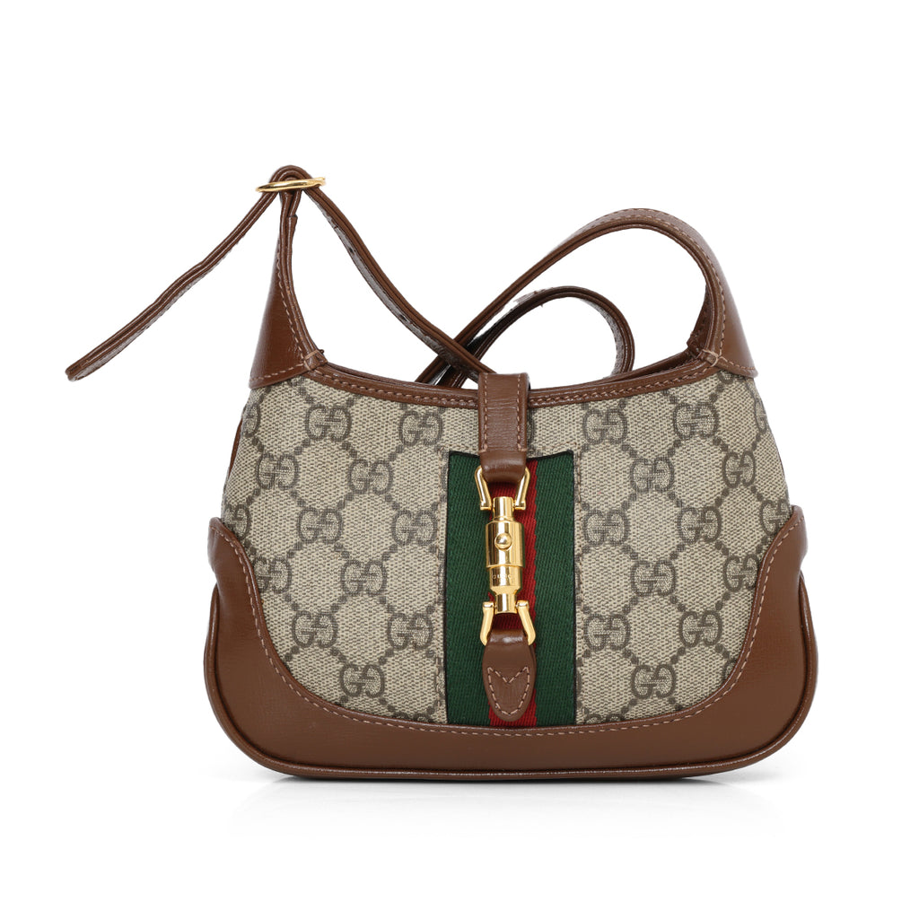 Gucci Brown/Beige Canvas 1961 Mini Bag