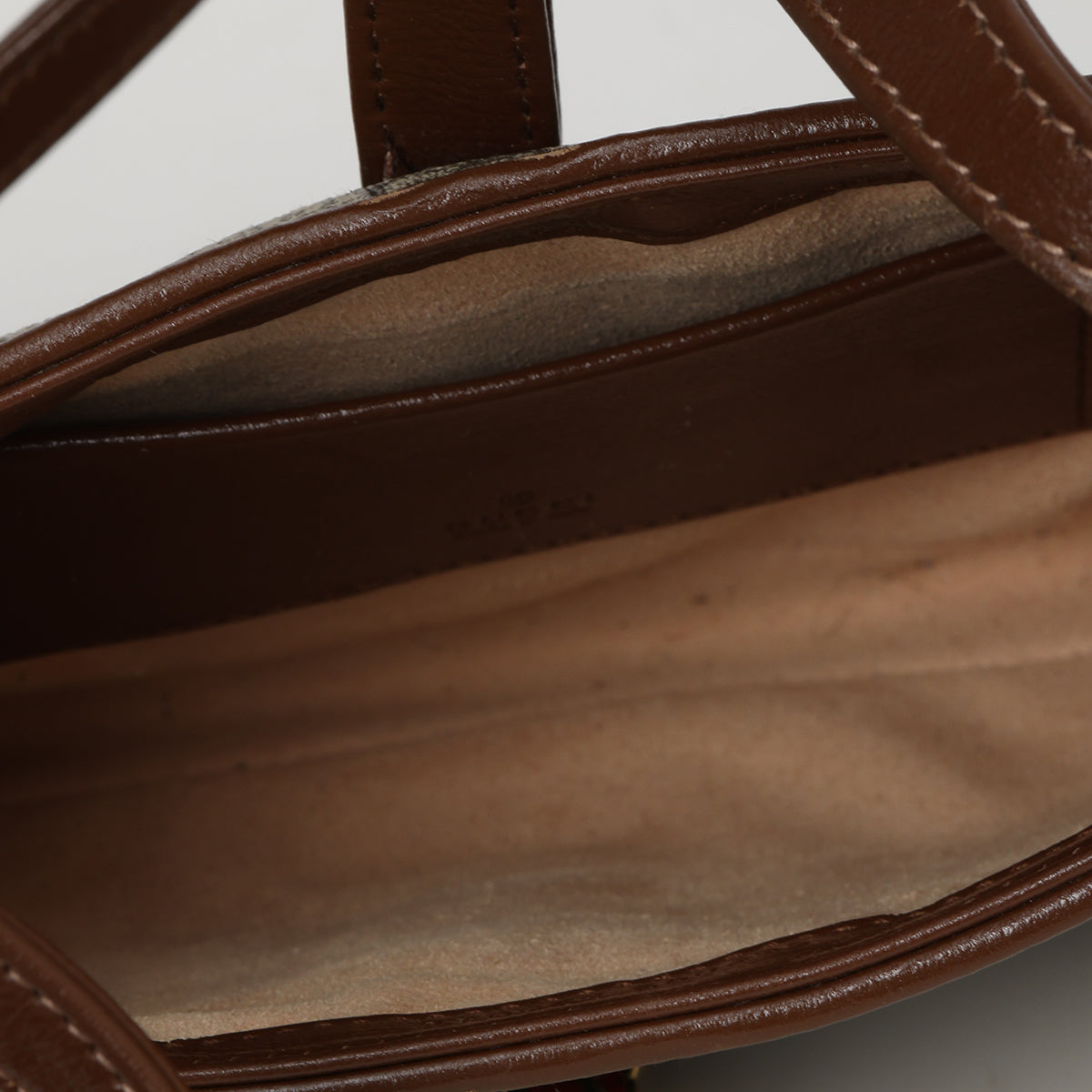 Brown/Beige Canvas 1961 Mini Bag
