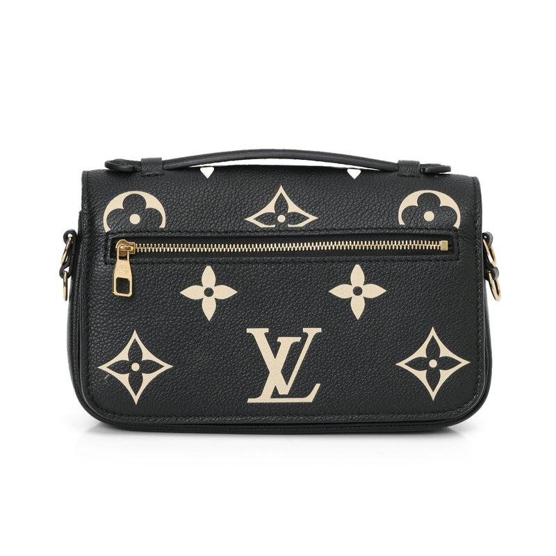 Noir/Beige Pochette Métis East West Bag