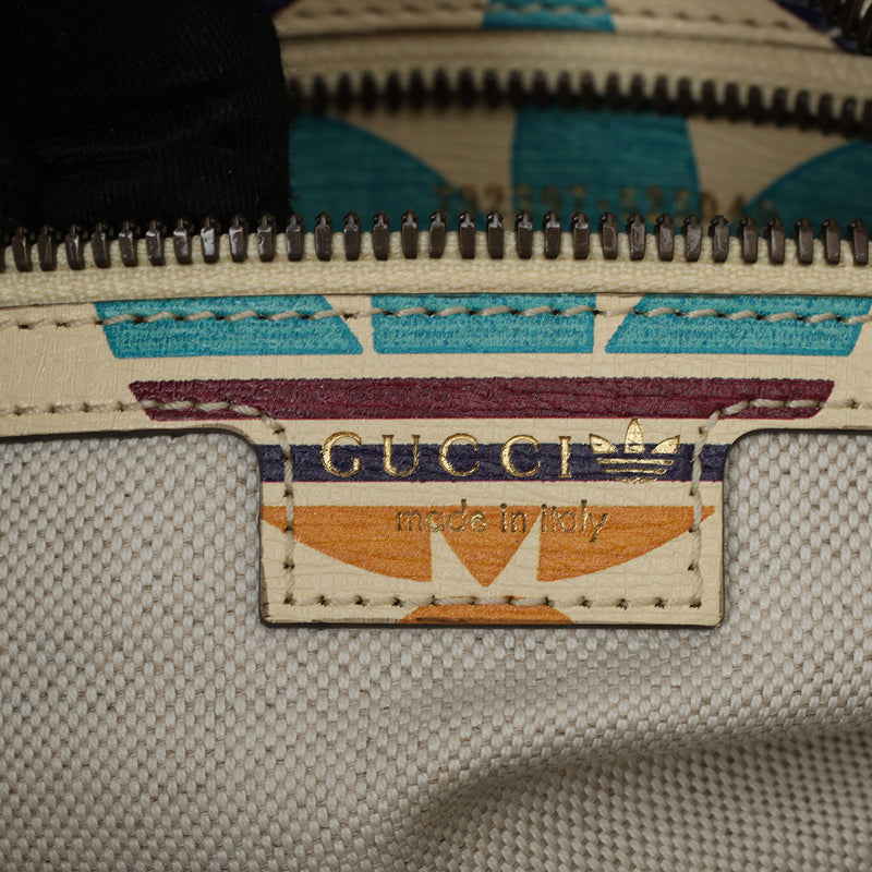 Women pre loved gucci x adidas web duffle bag sale