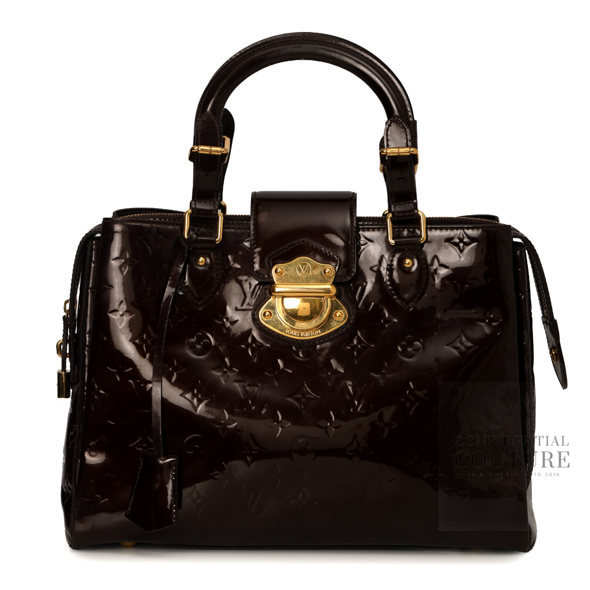 Amarante Monogram Vernis Melrose Avenue bag