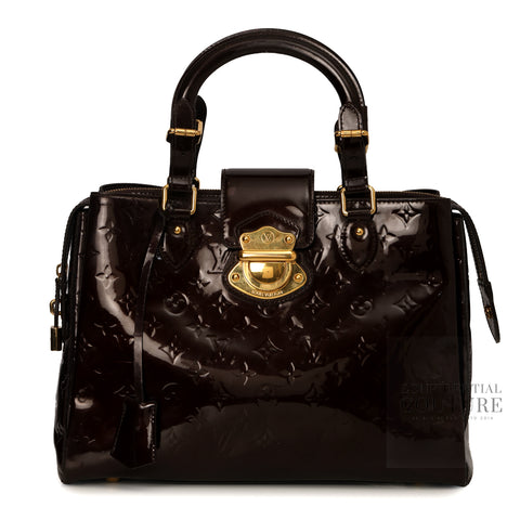 Amarante Monogram Vernis Melrose Avenue bag