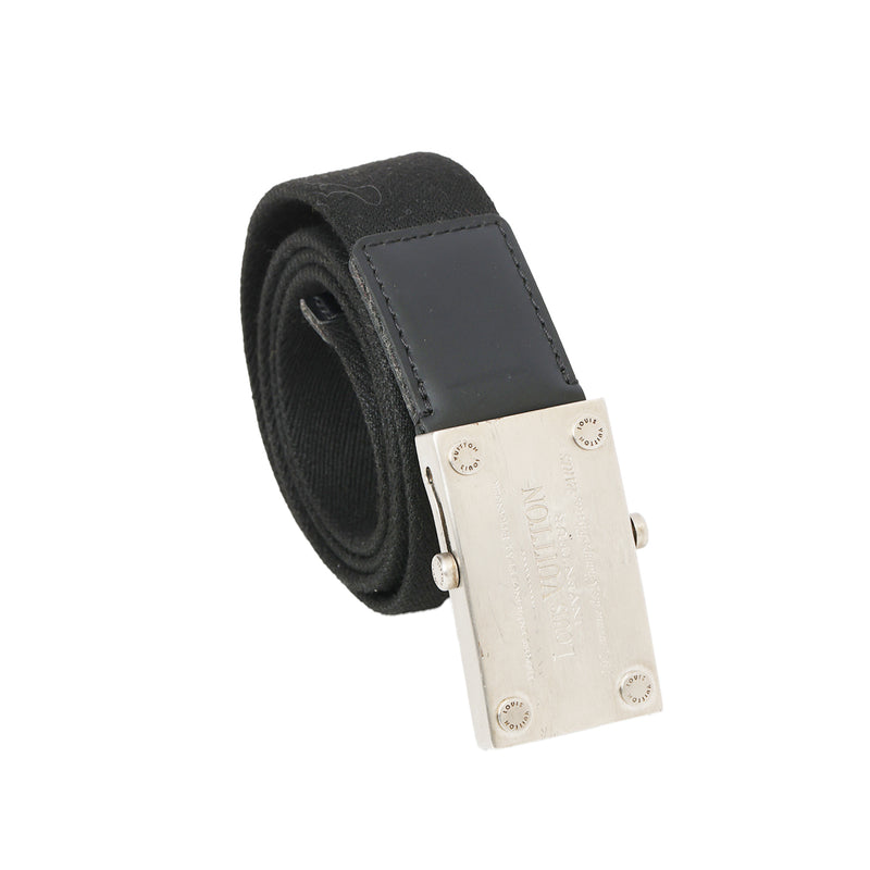 Women pre loved Louis Vuitton Black Santur Bengal Belt