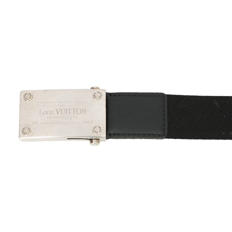 Women pre loved louis vuitton black santur bengal belt price