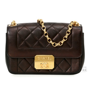 Chic With Me Mini Black Flap Bag