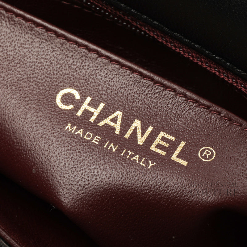 Chic With Me Mini Black Flap Bag