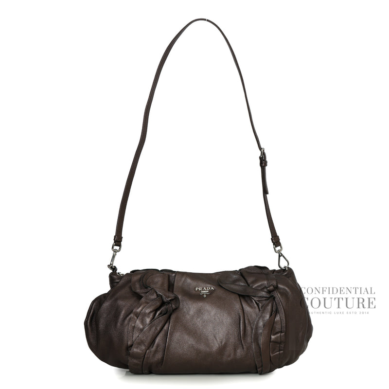 Pre-loved Prada Nappa Leather Shoulder Bag Vintage