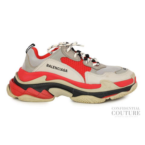 Red/Grey TRiple S Chunky Sneakers EU 40 | US 7 | UK 6