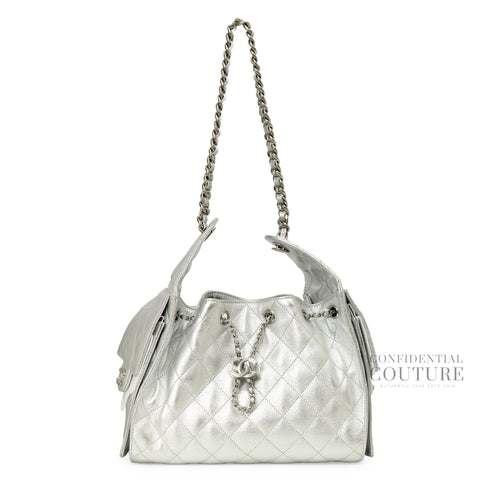 25 Small Métiers D’art 2026 Metallic Calfskin & Silver Metal