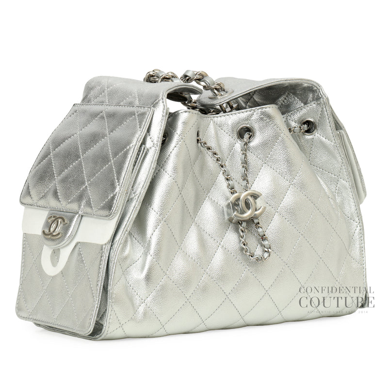 25 Small Métiers D’art 2026 Metallic Calfskin & Silver Metal