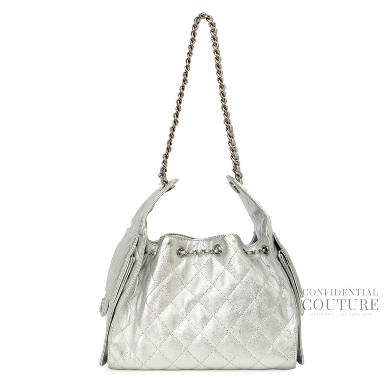 25 Small Métiers D’art 2026 Metallic Calfskin & Silver Metal