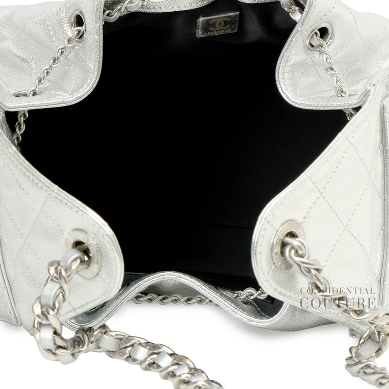 25 Small Métiers D’art 2026 Metallic Calfskin & Silver Metal