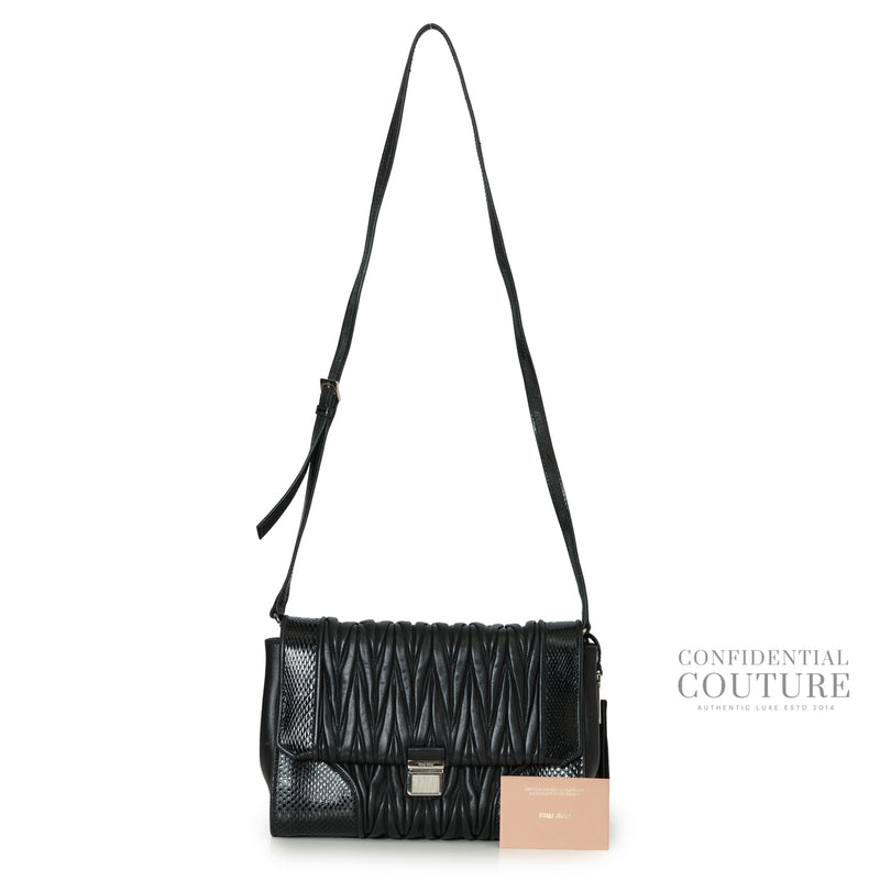 miu miu black crossbody bag