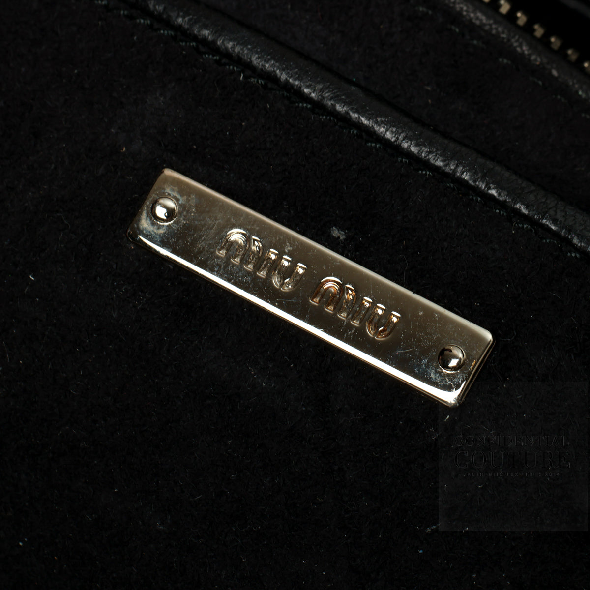 Matelassé Nappa leather Black crossbody