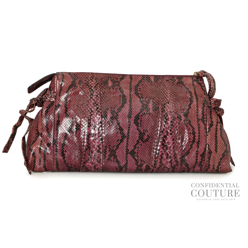 Gucci Python Clutch