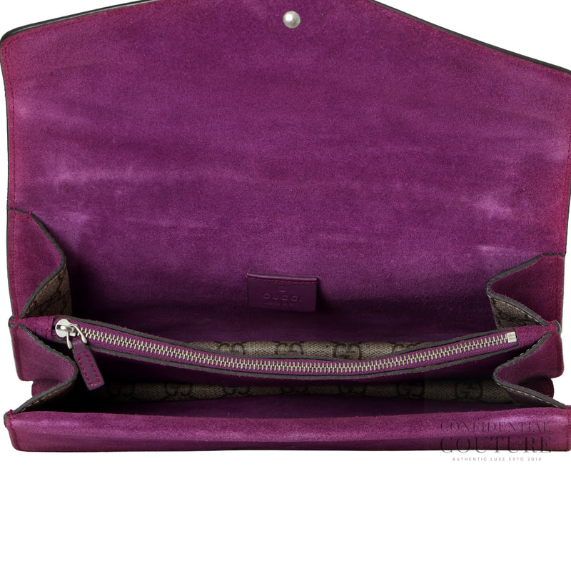 Women pre loved Gucci GG Supreme Angry Cat Dionysus Small Shoulder Bag