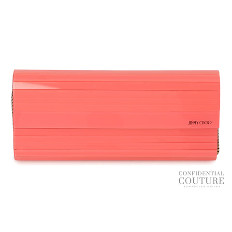 Pink Sweetie Acrylic Clutch with Chain Strap