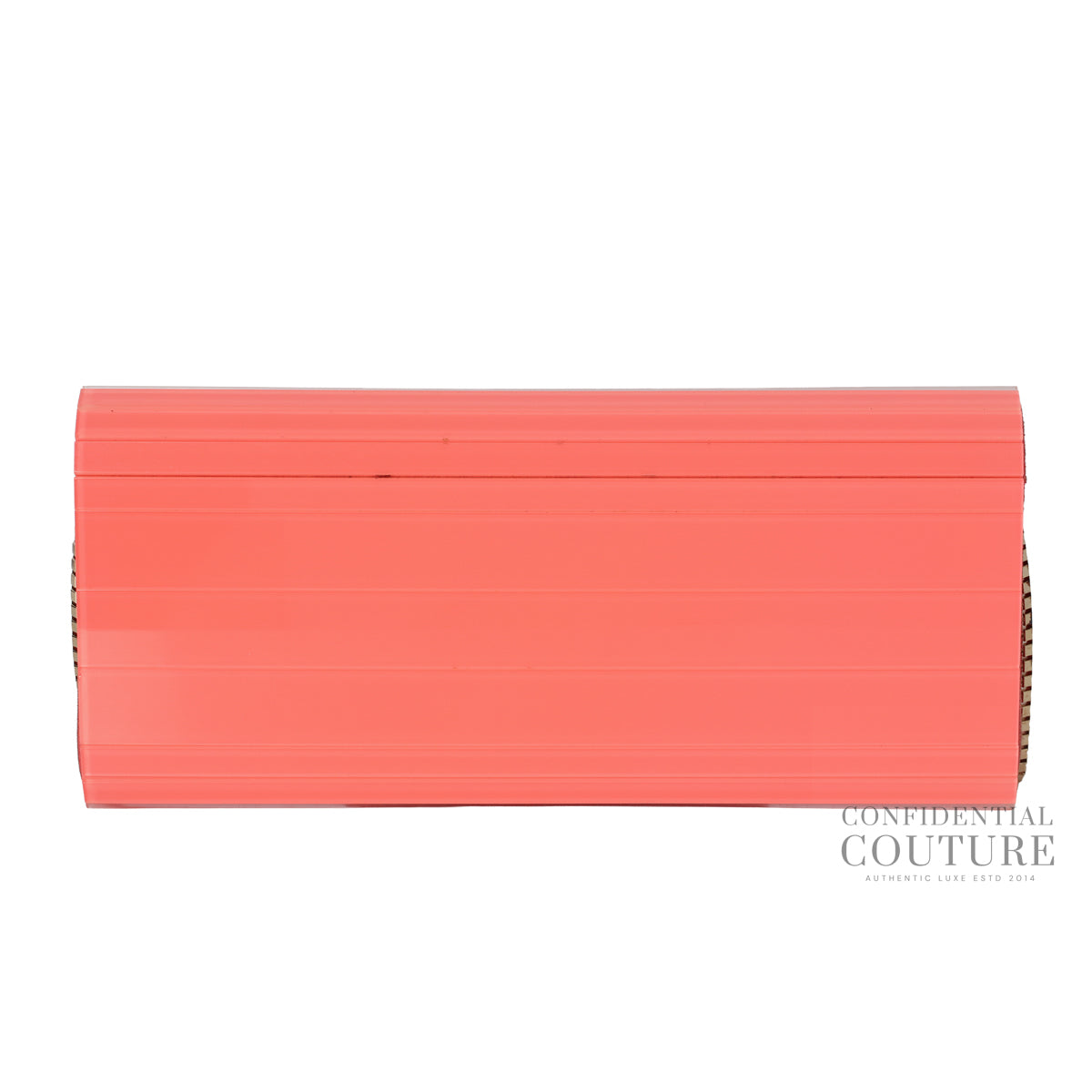 Pink Sweetie Acrylic Clutch with Chain Strap