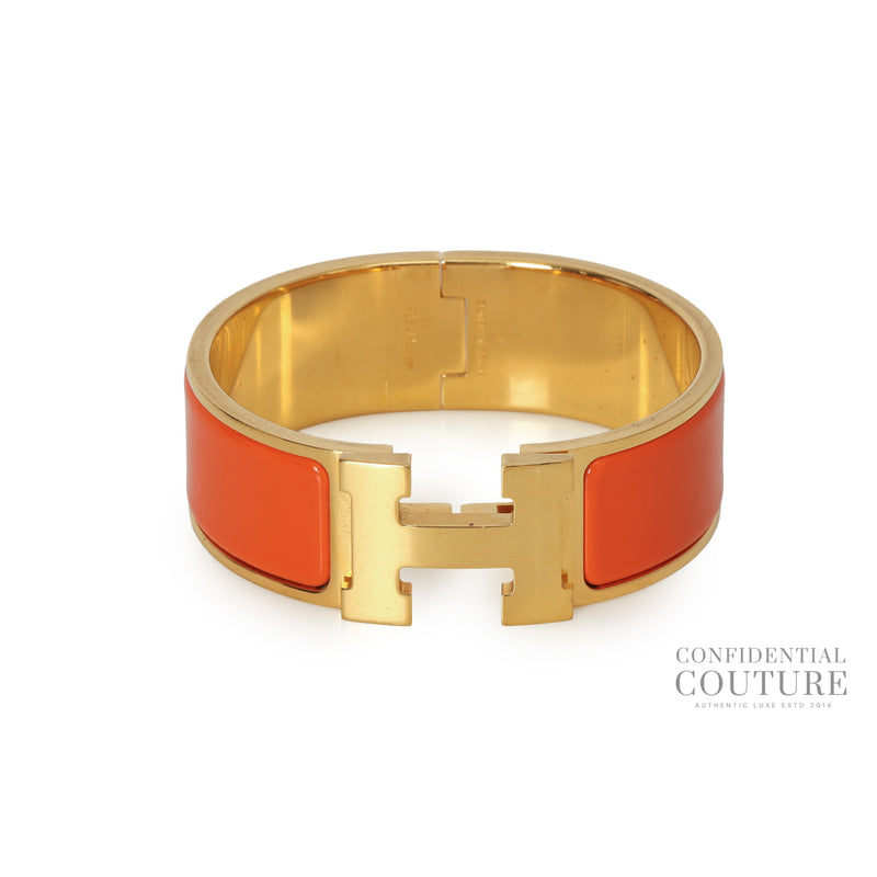 Clic Clac H Orange bracelet