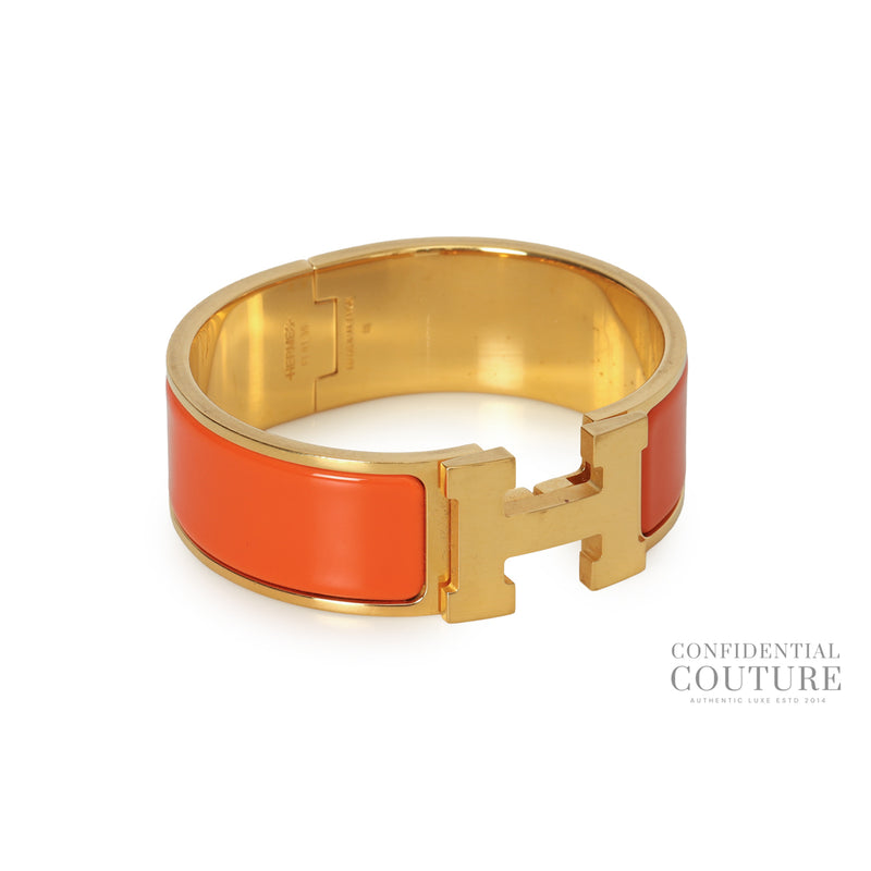 Clic Clac H Orange bracelet