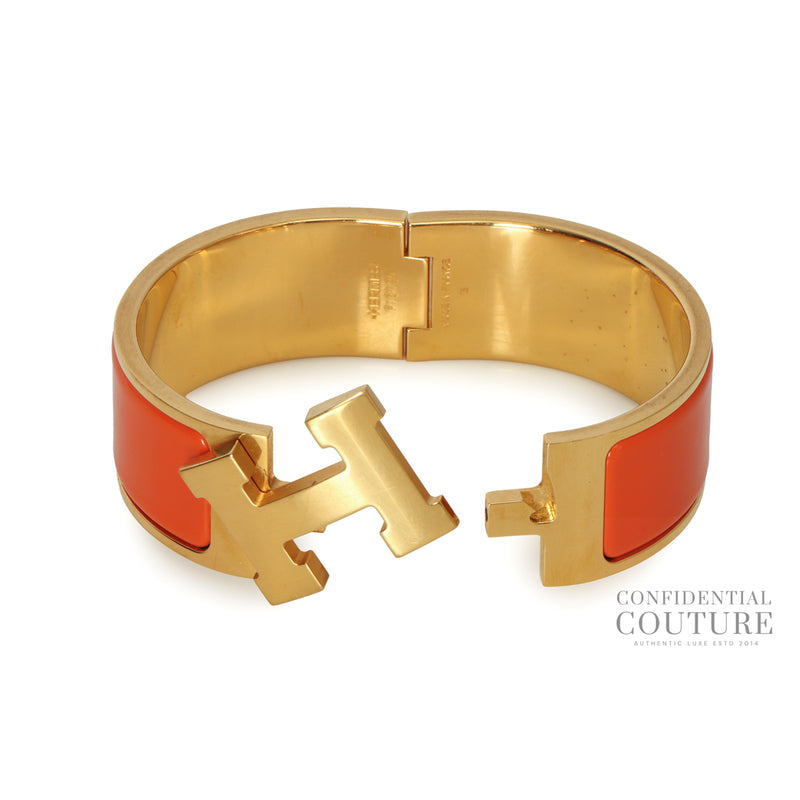 Clic Clac H Orange bracelet