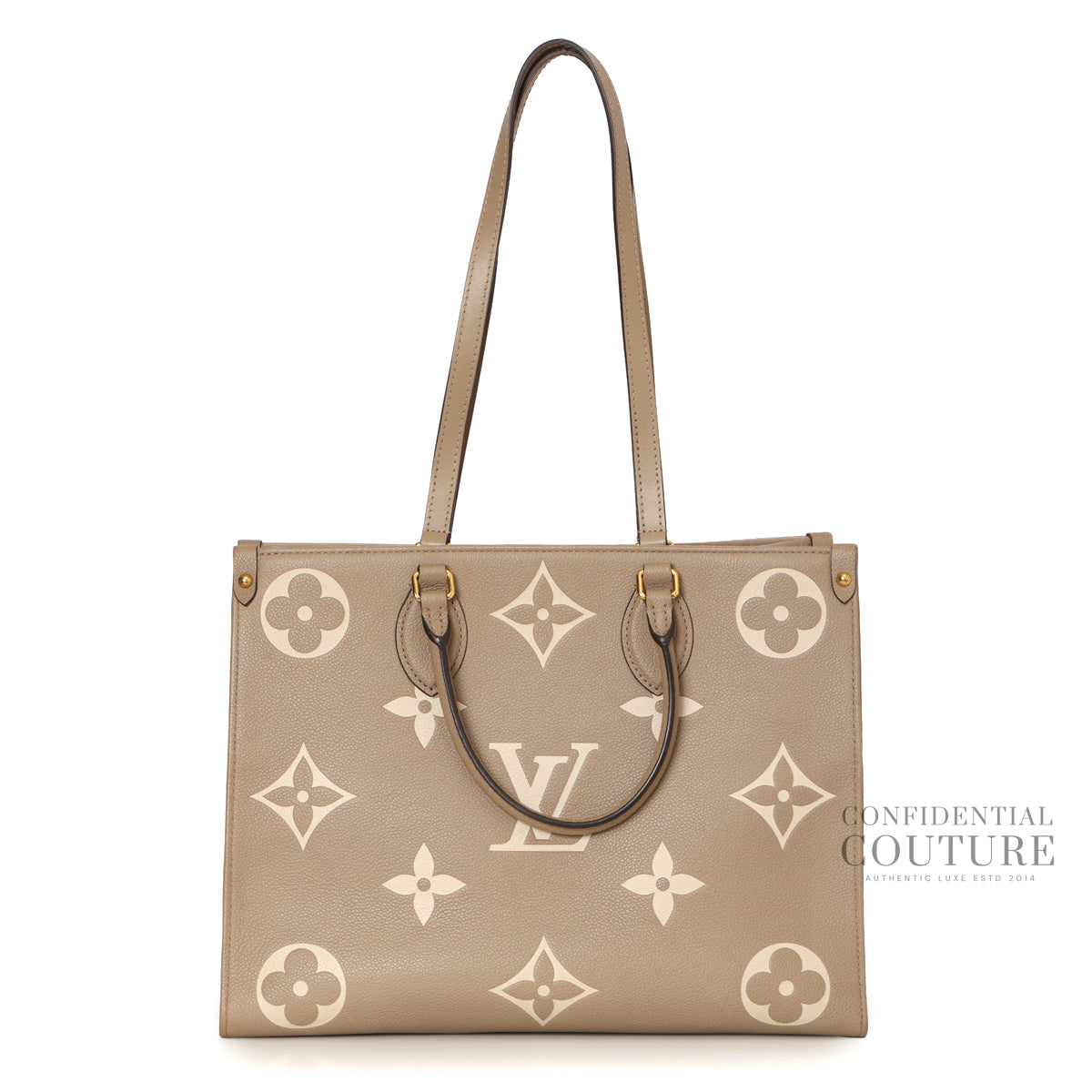 Tourterelle / Crème Onthego MM Bag