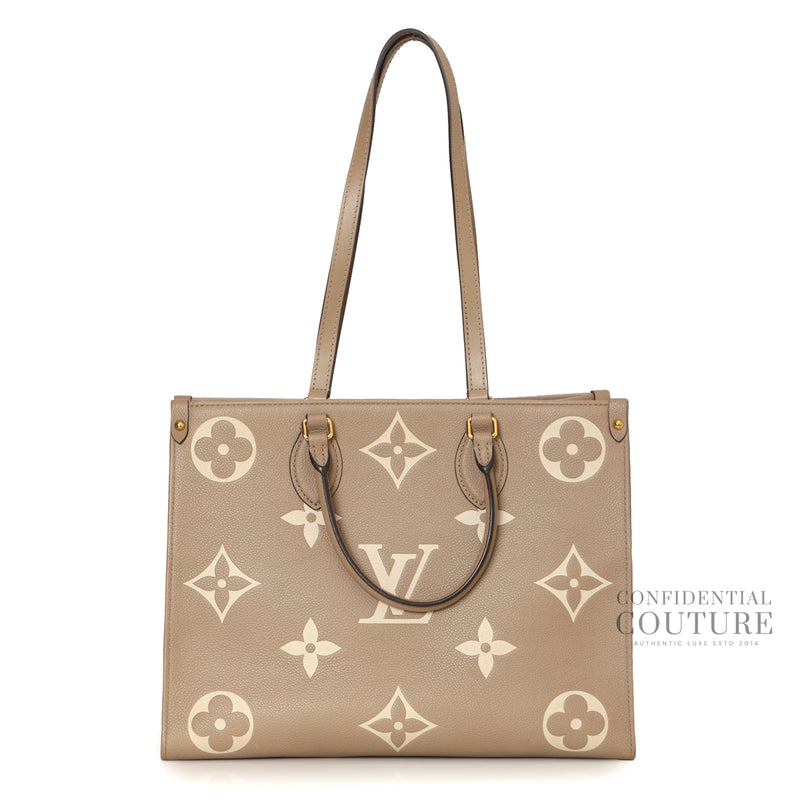 Tourterelle / Crème Onthego MM Bag
