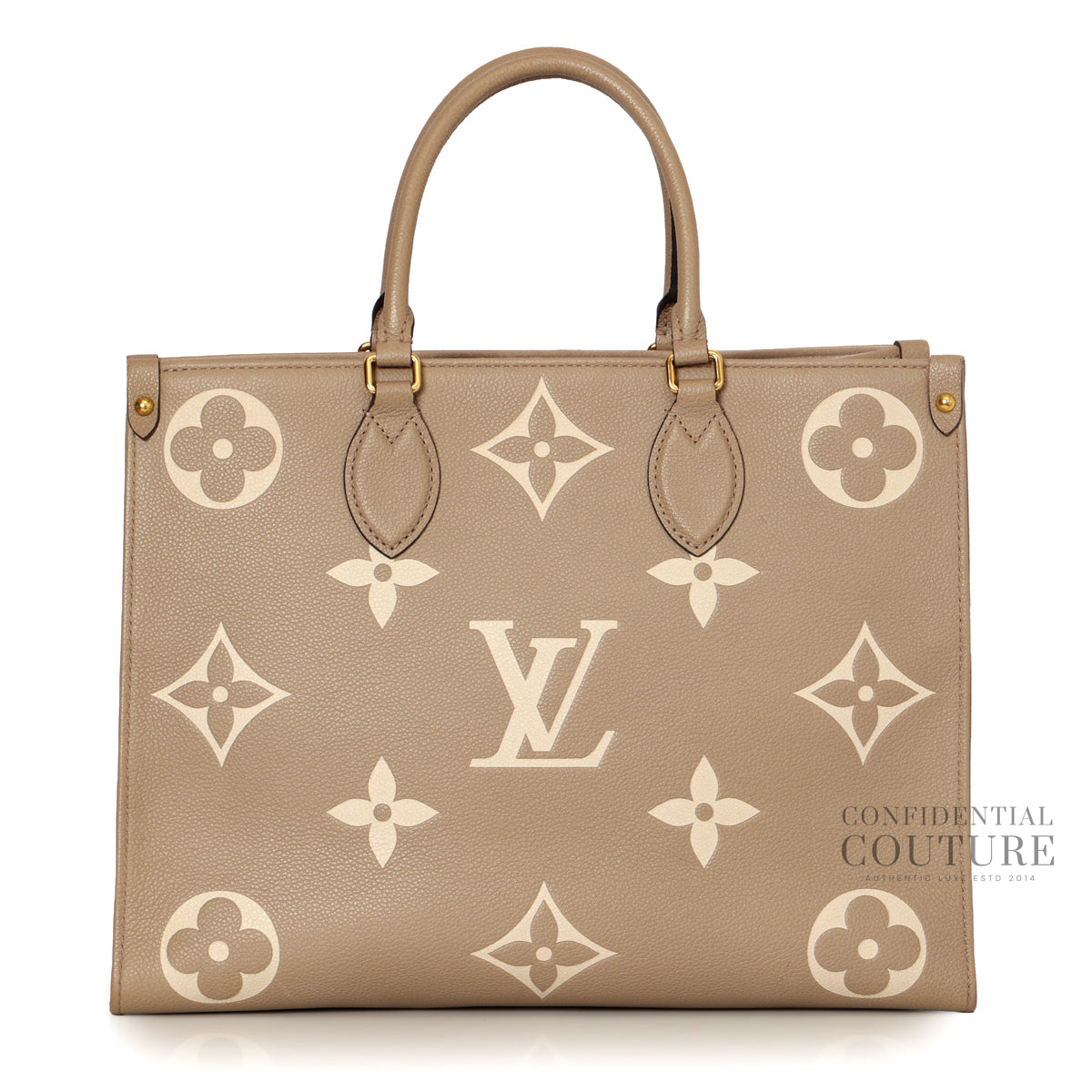 Tourterelle / Crème Onthego MM Bag