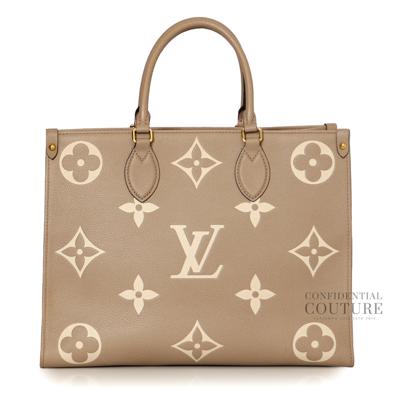 Tourterelle / Crème Onthego MM Bag