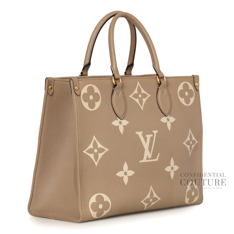 Tourterelle / Crème Onthego MM Bag