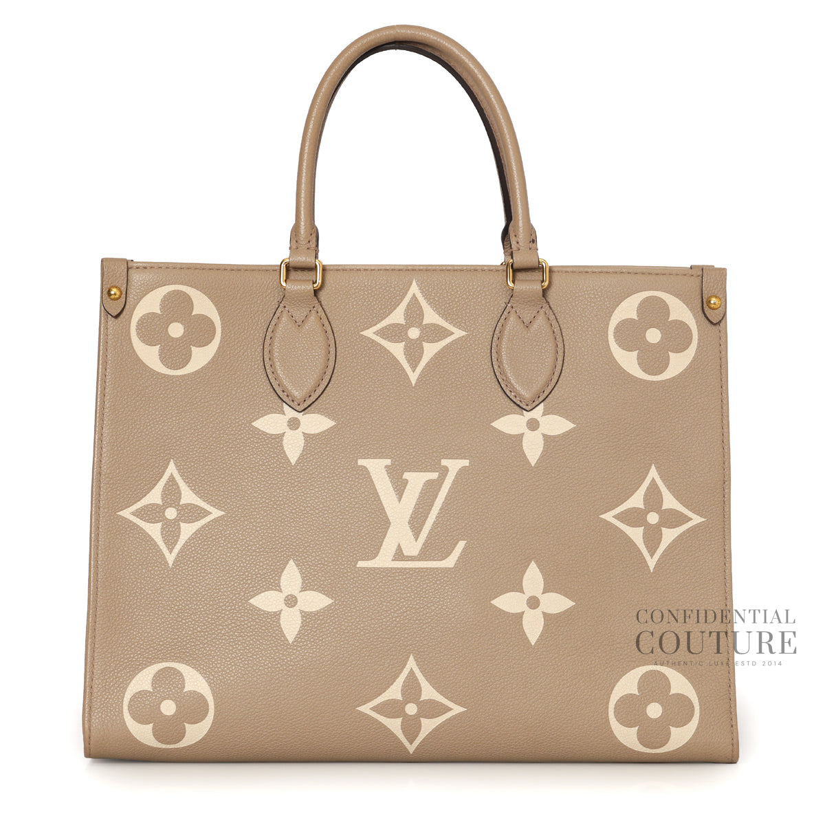 Tourterelle / Crème Onthego MM Bag