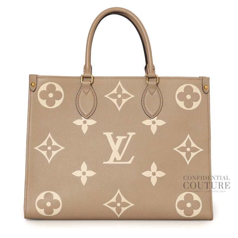 Tourterelle / Crème Onthego MM Bag
