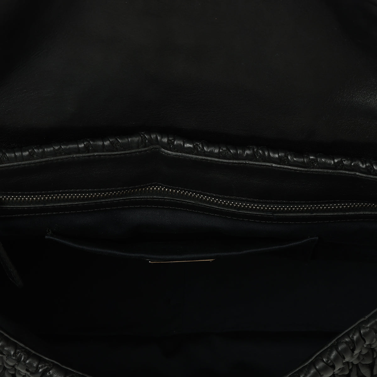 Black Maxi Leo Top Handle Bag