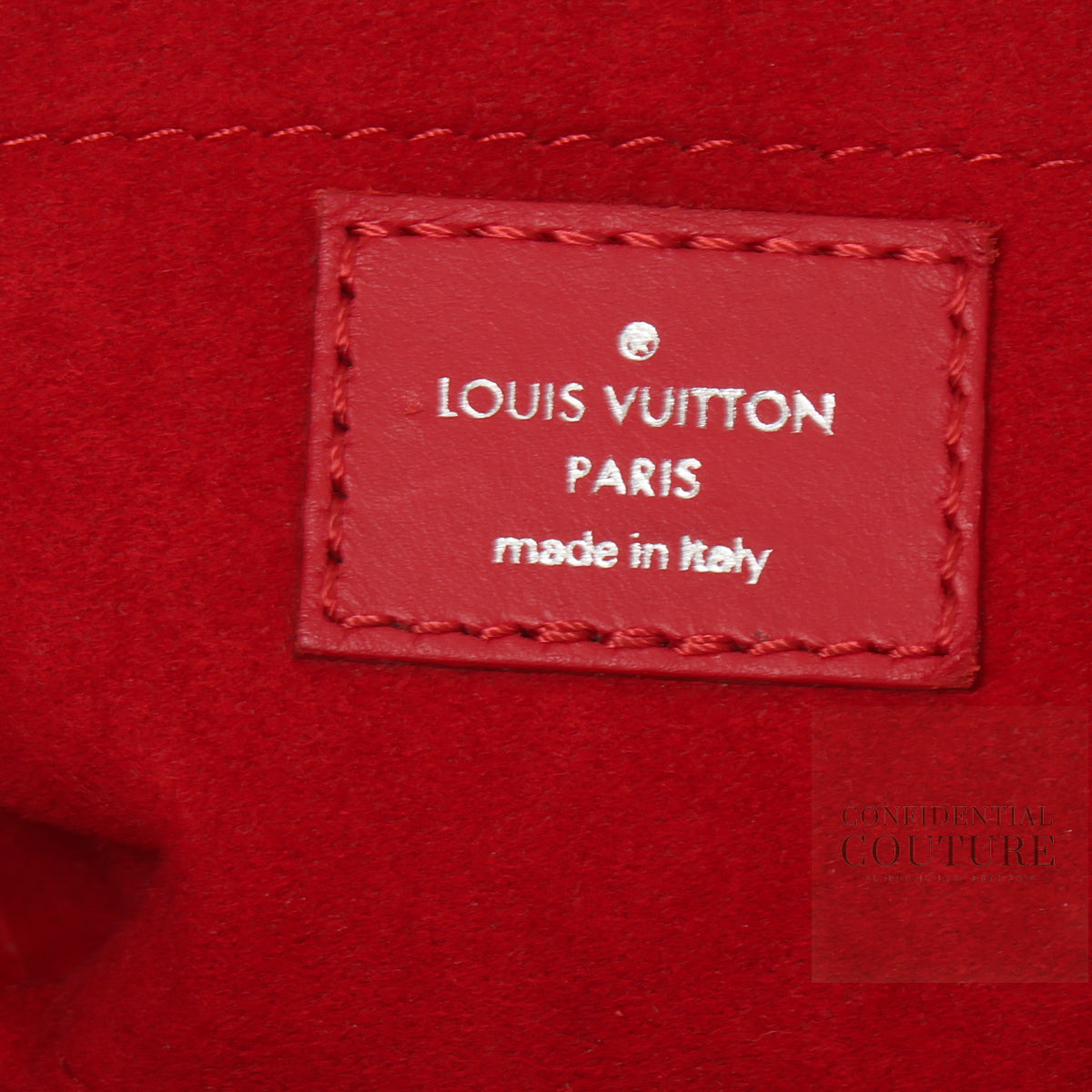 Red Quilted Leather New Wave Chain PM Bag