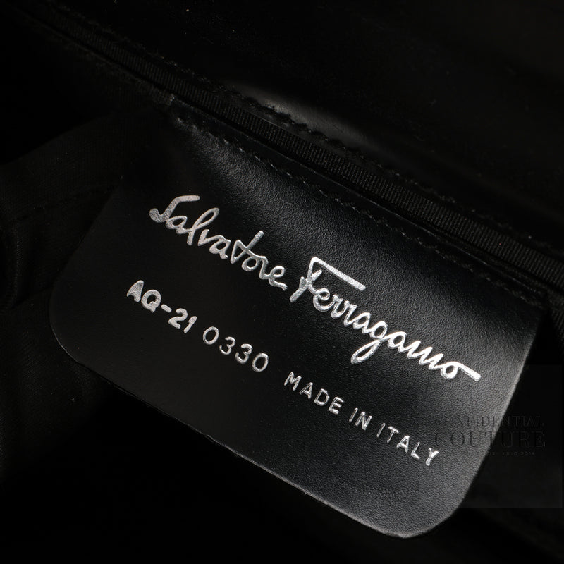 Black Gancini Flap Wallet