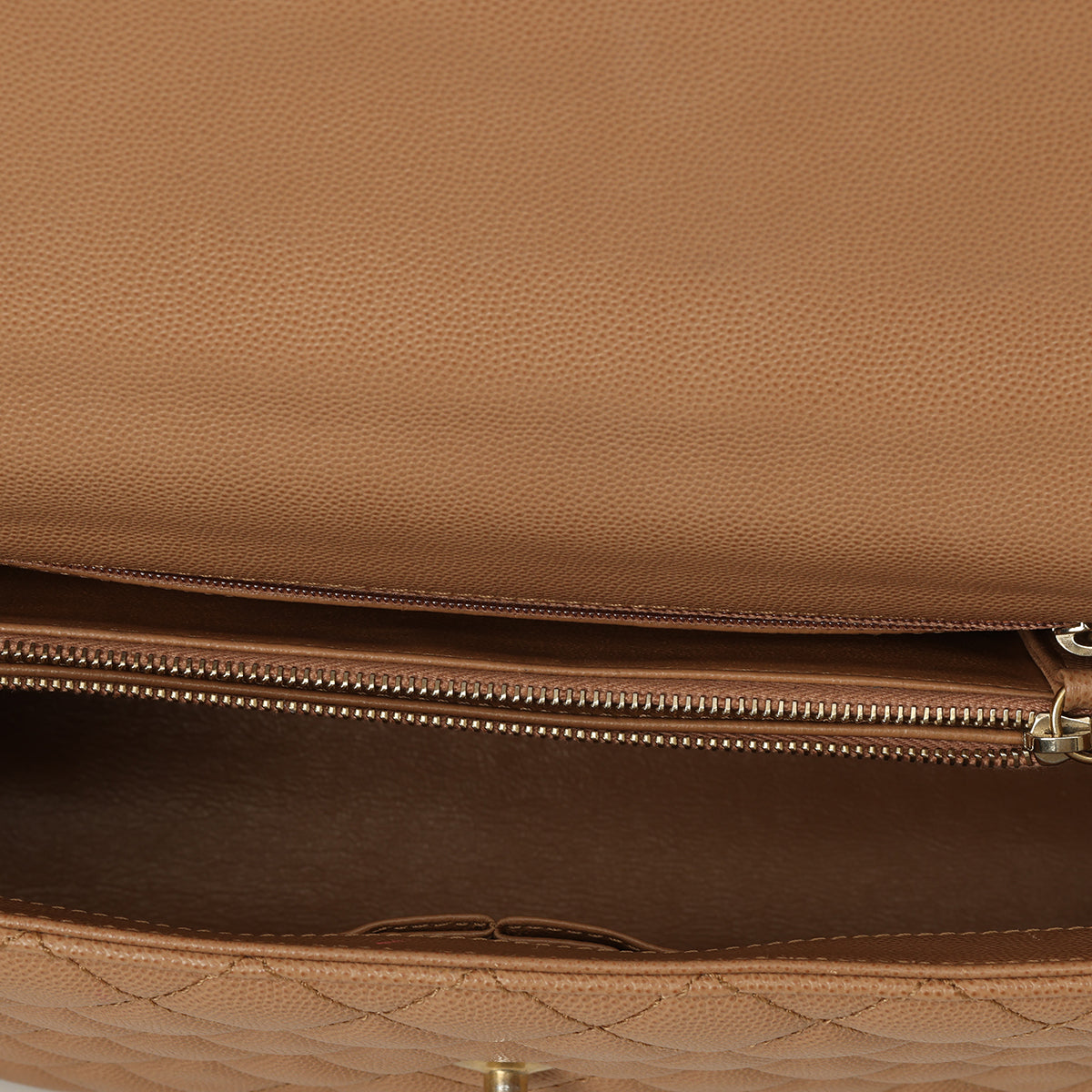 Nude/Burgundy Medium Coco Handle Bag