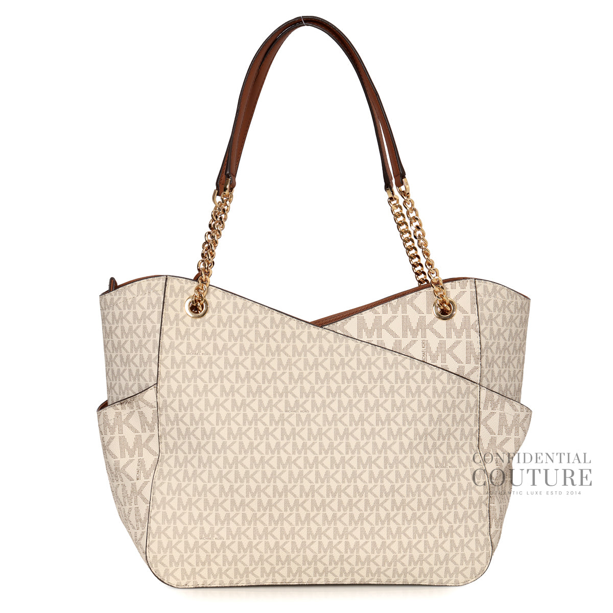 White Jet Set Large Tote