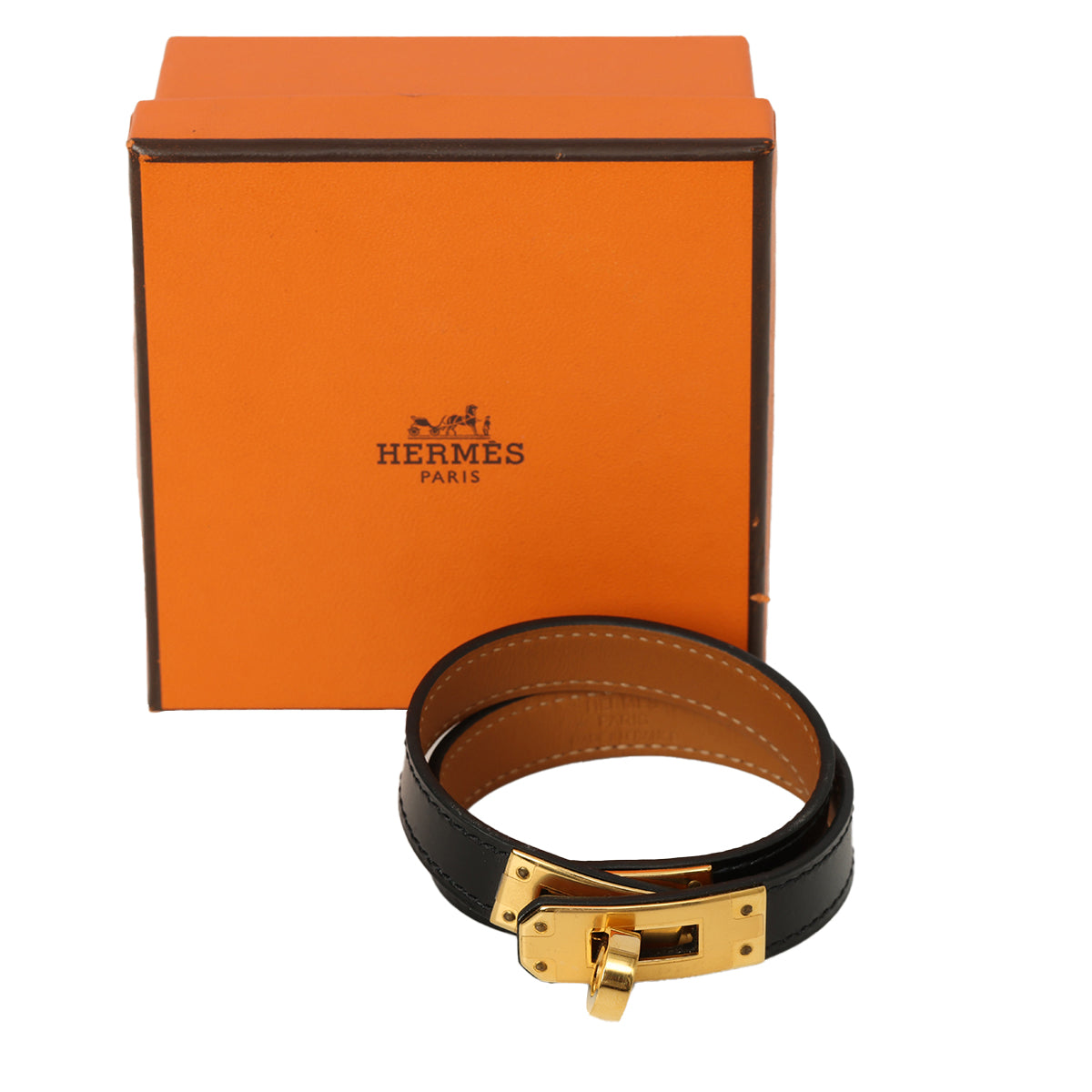 Kelly Black Double Tour Bracelet T2