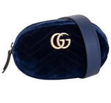 GG Marmont Velvet Belt Bag One Size