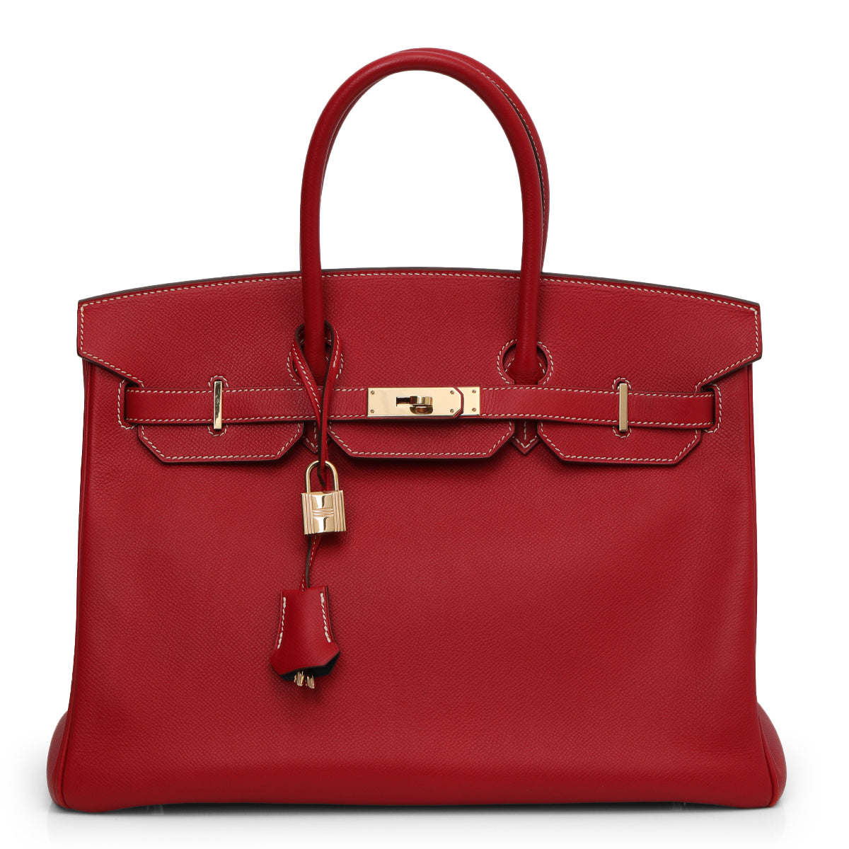 Birkin 35 Candy Rouge Casaque/ Blue Thalassa