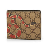 Guccissima Supreme Snake Bifold Wallet