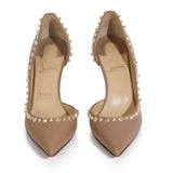 Beige Irishell 85 Nappa Leather D'orsay Pumps/Size-38.5EUR