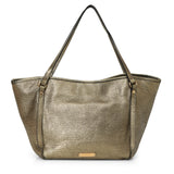 Canterbury Gold Pebbled Leather Tote One Size