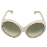 White Over Sized Sunglasses