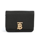 Black TB Crossbody Bag Small